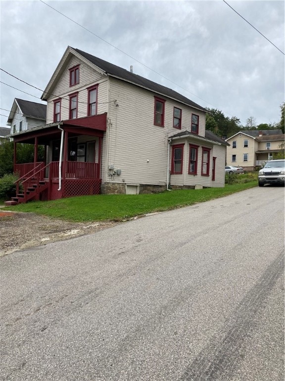 11947 Pennsylvania Ave, Vernon Twp, PA 16335 - view of front of property with a porch