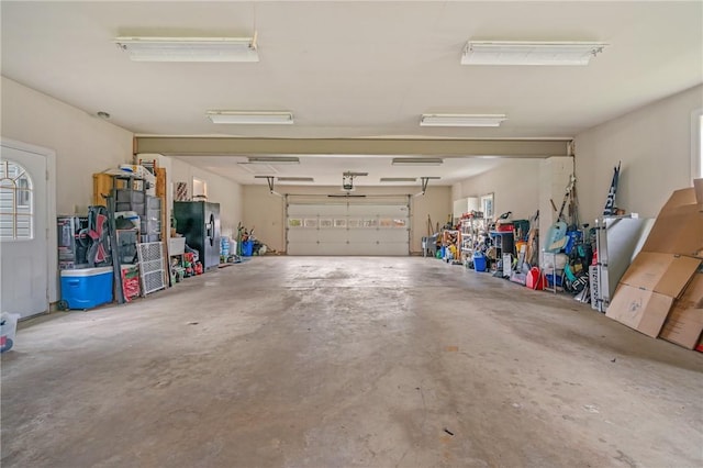 104 Caromar Dr, Adams Twp, PA 16046 - garage featuring stainless steel fridge