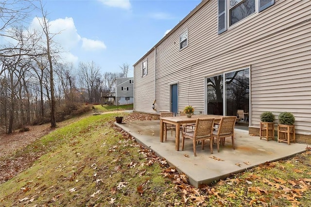 exterior space featuring a patio area