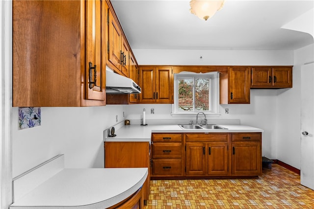 kitchen with sink