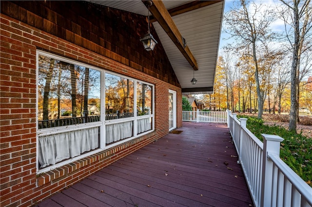 view of deck