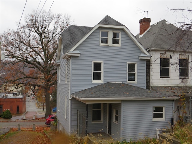 view of back of property