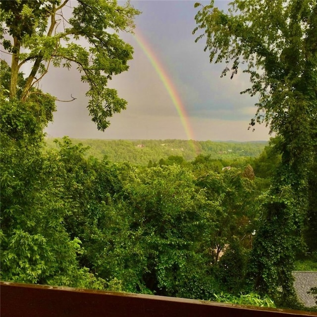 view of nature at dusk