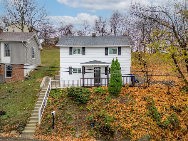 view of front of home