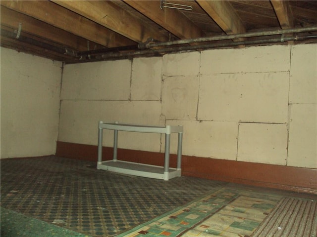 331 W Main, Somerset Boro, PA 15501 - view of unfinished below grade area