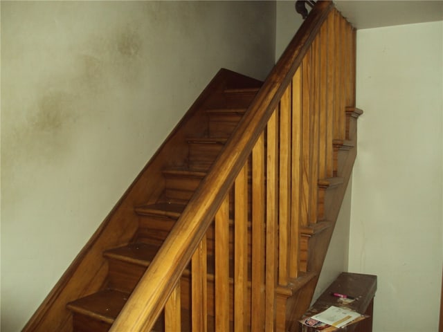 view of staircase