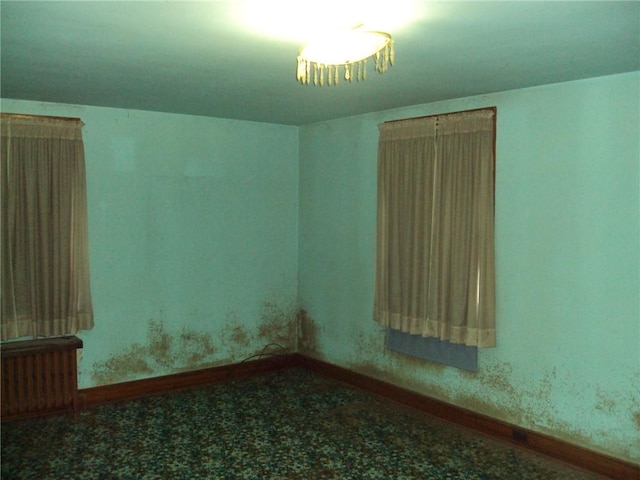 331 W Main, Somerset Boro, PA 15501 - spare room featuring radiator and baseboards