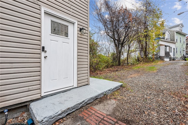 view of property entrance