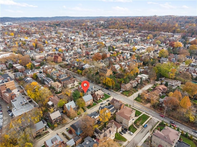 drone / aerial view featuring a residential view