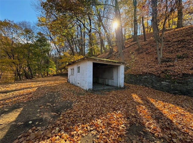 view of outbuilding