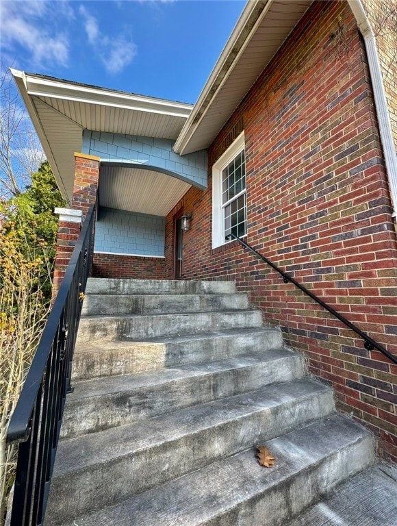 view of stairs