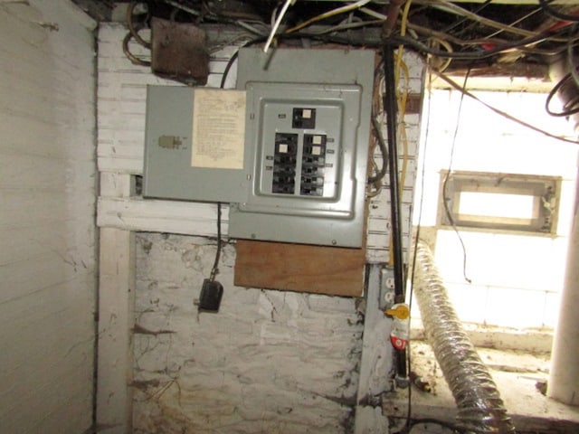 utility room with electric panel