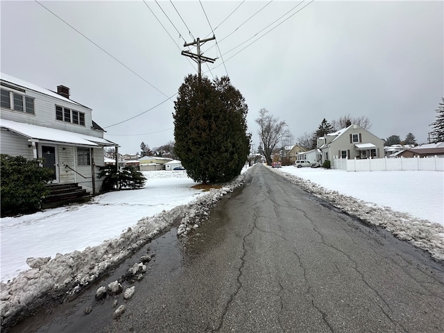 view of road