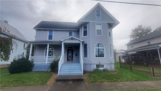 victorian house with covered porch