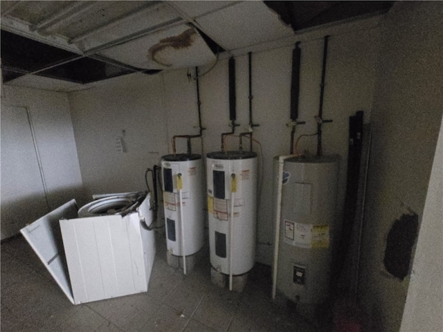 utilities with electric water heater