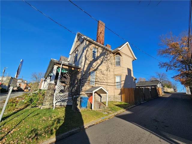 view of property exterior