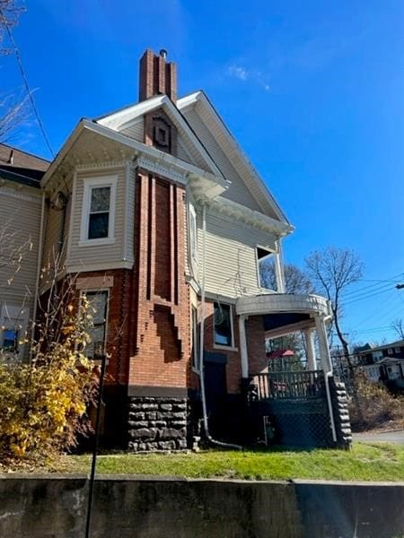 view of back of property