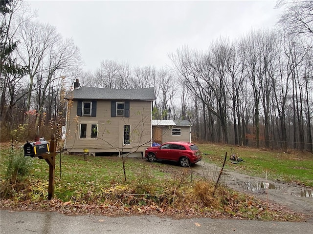 view of side of property