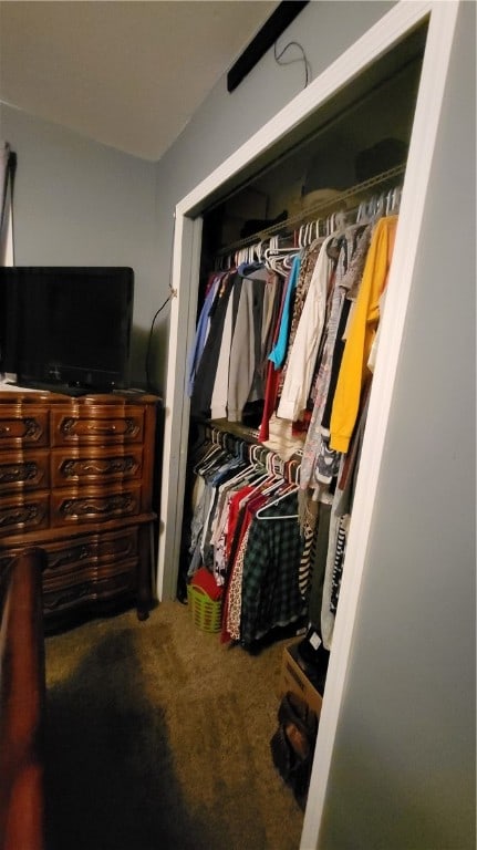 view of closet