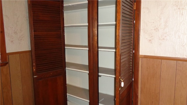 view of closet