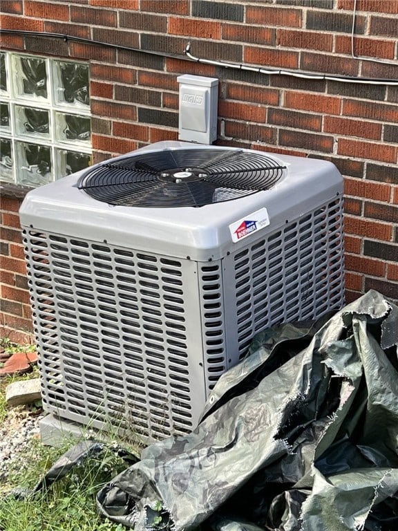 exterior details with cooling unit