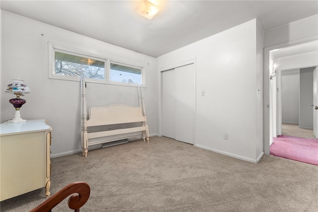 627 Wayne Ave, Monaca, PA 15061 - carpeted bedroom with a closet and baseboards