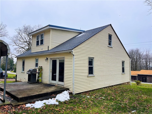 view of rear view of house