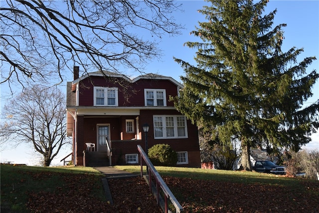 view of front of property