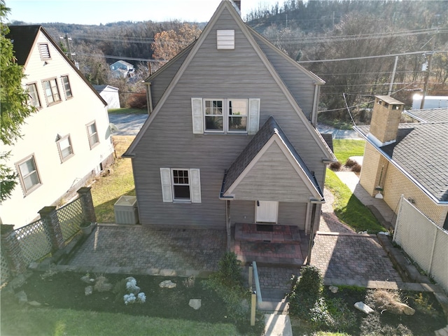 view of rear view of house