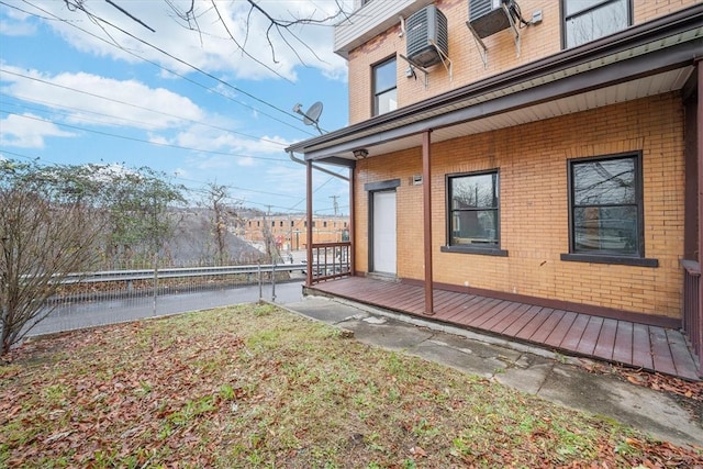 view of home's exterior featuring a porch