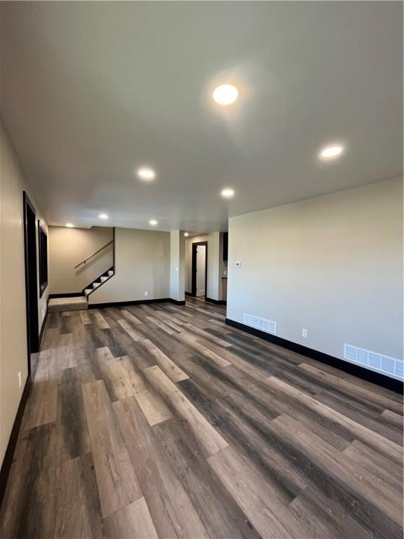 interior space with wood-type flooring