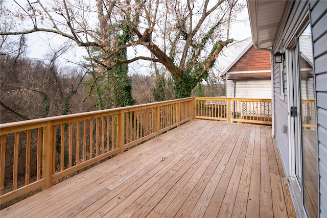 view of deck