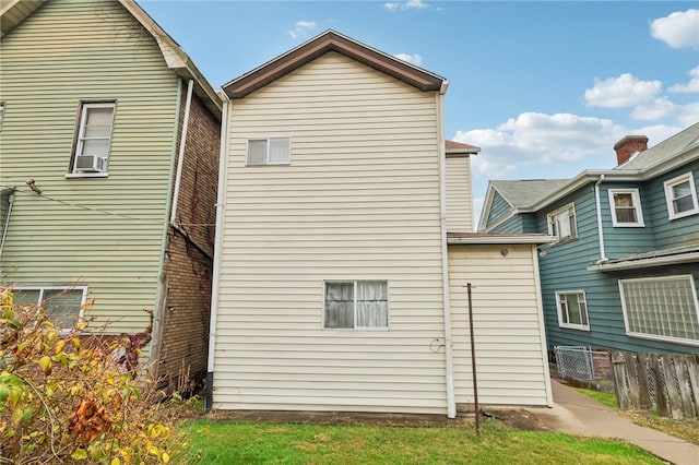 view of back of property