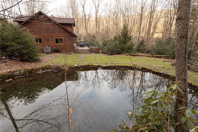 view of water feature