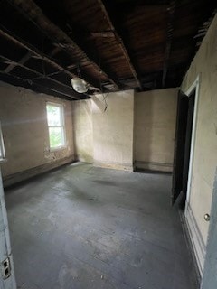 view of basement