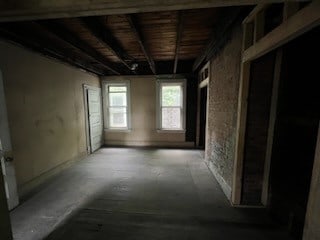 miscellaneous room featuring concrete flooring