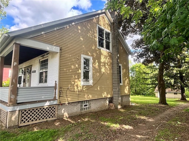 1713 W 8th St, Patterson Twp, PA 15010 - view of property exterior featuring covered porch