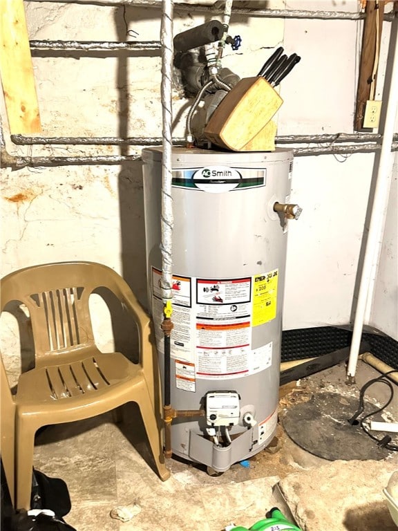 utilities featuring water heater