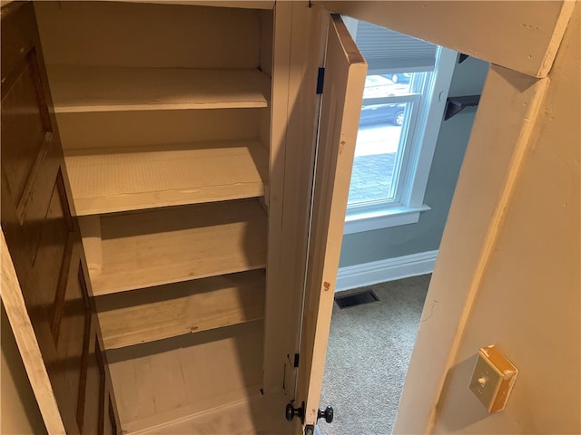 view of closet