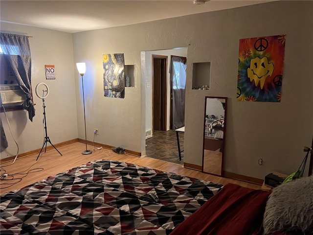 interior space featuring hardwood / wood-style floors