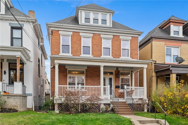 view of front of home featuring a porch