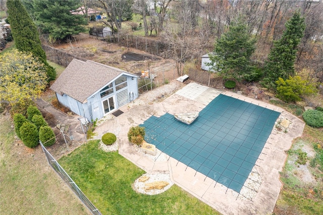 exterior space with a patio