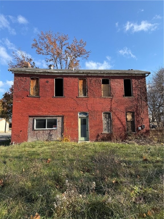 view of rear view of property