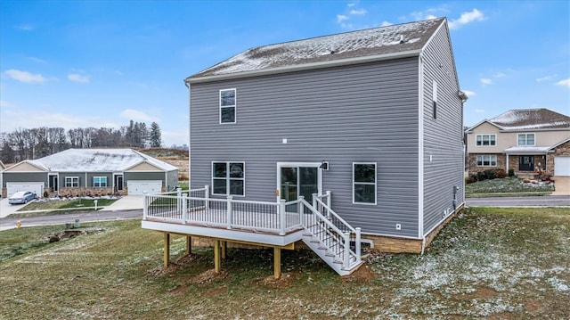 view of rear view of property