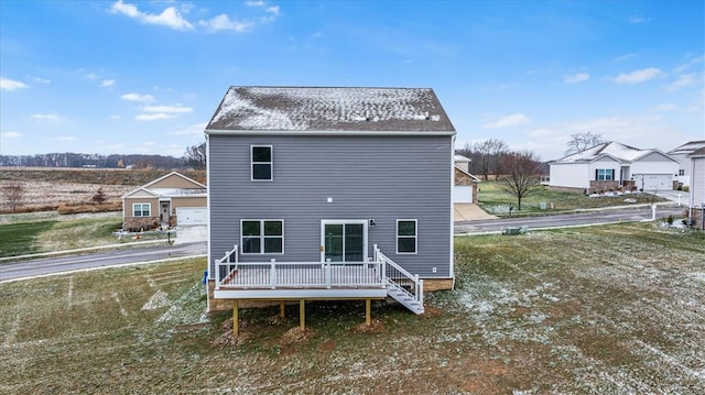 view of rear view of property