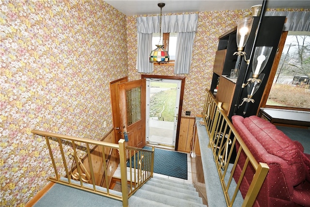 entryway with a wealth of natural light