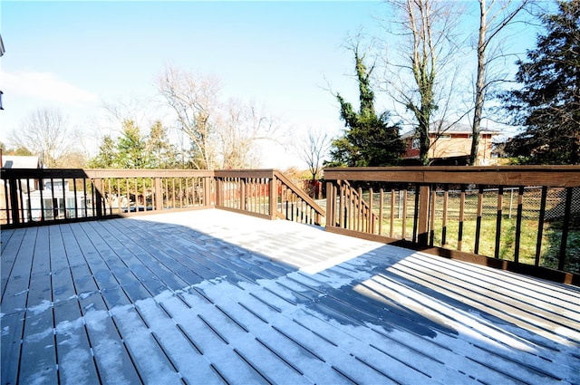 view of deck