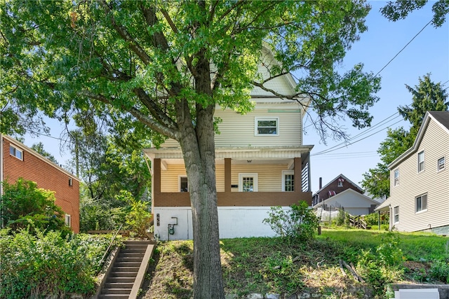 view of front of home