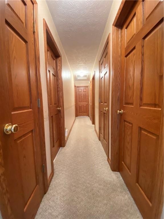 3240 E Lake Rd, Shenango, PA 16134 - corridor featuring a textured ceiling and light colored carpet