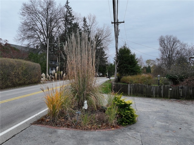 view of road